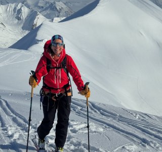 Svalbard 26, moni beim aufstieg im st. jonsfjorden