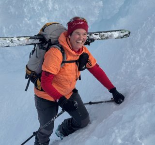 fast geschafft, die letzten meter zum gipfel