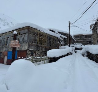Usghuli center, winter