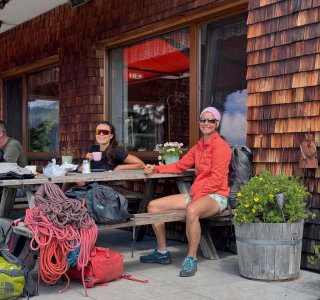 Kaffeé Pause am Gimpelhaus