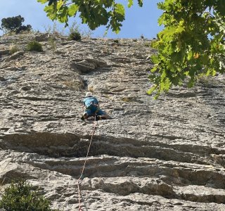 Kletterkurs Orpierre, Éternel féminin, Divine Maryleen 6b