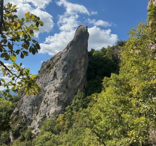 Orpierre, Kletterfelsen Ascles