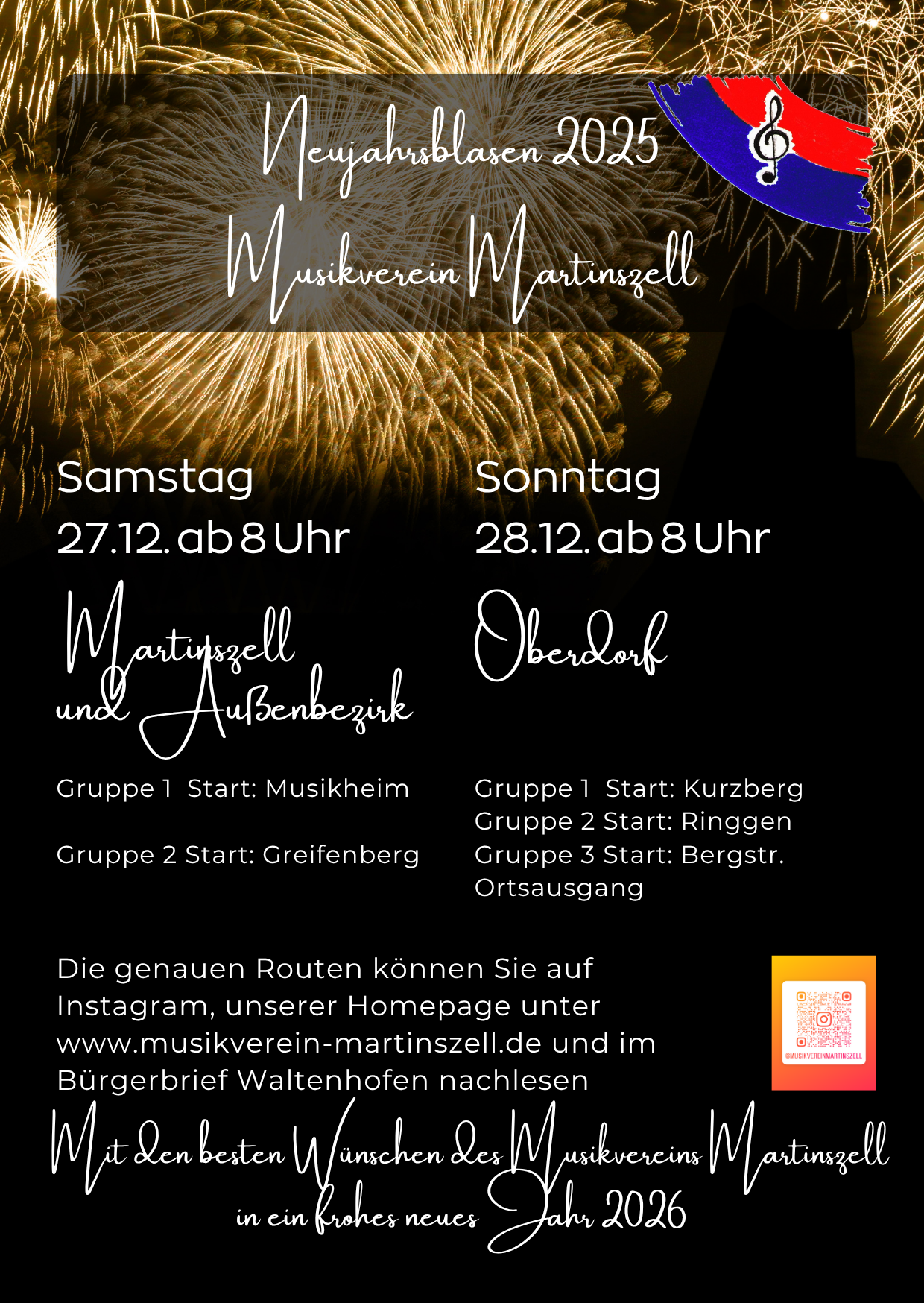 2025 Neujahrspielen Flyer