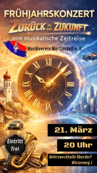 Flyer Frühjahrskonzert 2026