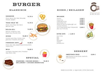 Jeder Donnerstag-Burger Tag