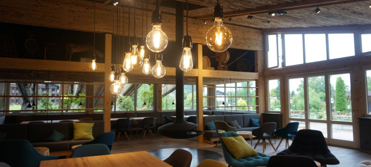 Große Tafel in der Nagelfluhlounge