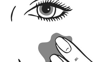 Illustration Anwendung einer Ampulle