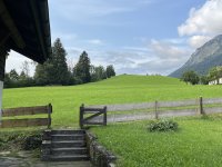 Ausblick nach Norden vom Ferienhaus