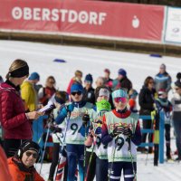 Langläufer am Start