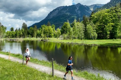 Läufer am Moorweiher