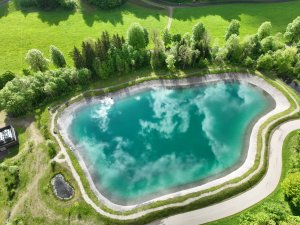 Speichersee und Skirollerbahn