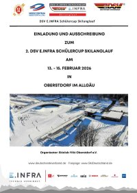 Auschreibung DSV Schülercup Oberstdorf 2026