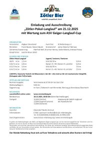 Ausschreibung ASV Geiger Cup SC Rettenberg