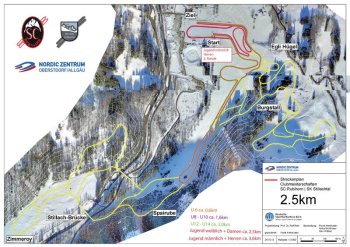 Streckenplan Clubmeisterschaften SC Rubihorn SK Stillachtal Feuerwehr 2026