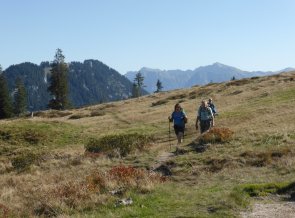 Wandern am Grat entlang