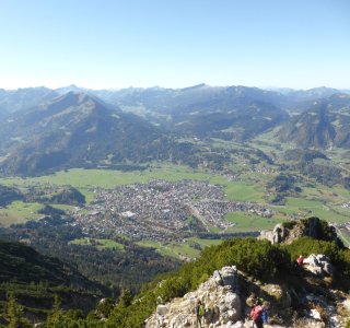 Grandioser Ausblick vom Rubihorn auf Oberstdorf