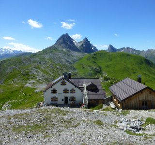 Lechtal Durchquerung 2. Tag Leutkircher Hütte