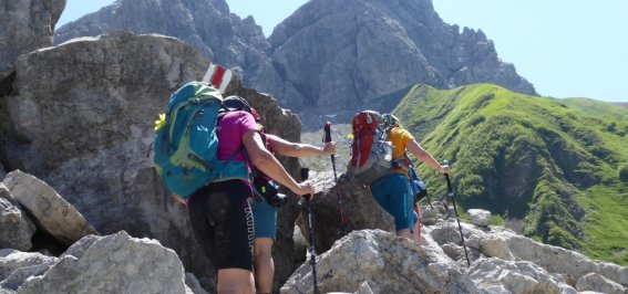 Aufstieg zum Hornbachjoch