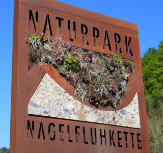 Naturparktafel Nagelfluhkette