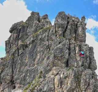 Abstieg am Hindelanger Klettersteig