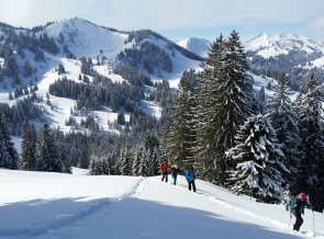 Schneeschuhwandern im Allgäu
