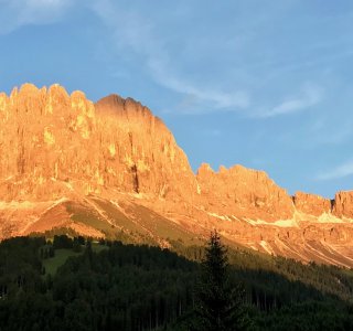 Rosengarten Abendrot
