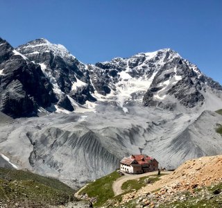 Abstieg zur Schaubachhütte