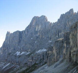 5. Tag - Blick zum Santner Klettersteig
