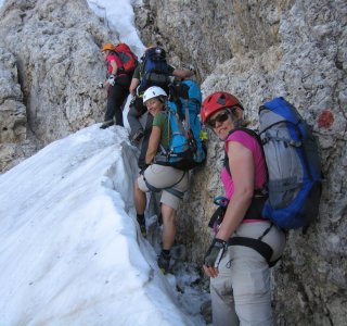 5. Tag - Schneereste im Santner Klettersteig