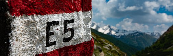 Alpenüberquerung E5 von Oberstdorf nach Meran | © Reiner Taglinger, OASE alpin GmbH