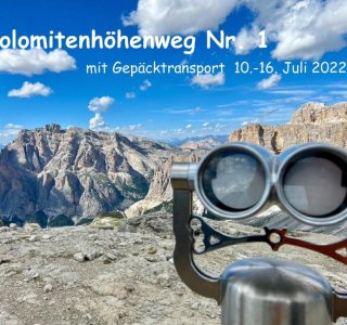 von Yvonne Neuhaus - Dolomiten Höhenweg 1 mit Gepäcktransport 2022