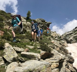 Abstieg zum Rifugio Cristina