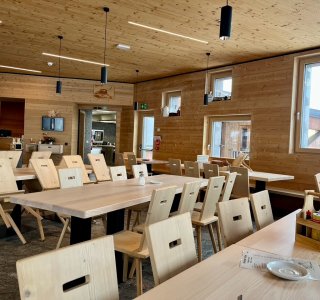 Speisesaal Neue Stettiner Hütte