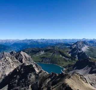 Blick auf den Lünersee