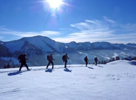 2. Tag - Ideales Schneeschuhgelände am Denneberg (1.427 m)