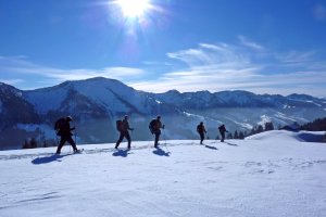 2. Tag - Ideales Schneeschuhgelände am Denneberg (1.427 m)