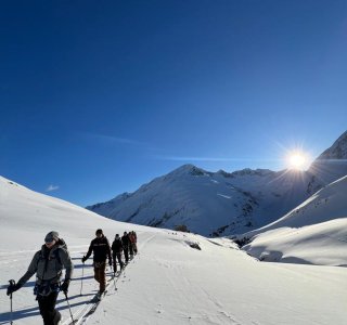Aufstieg Ötztal Skidurchquerung