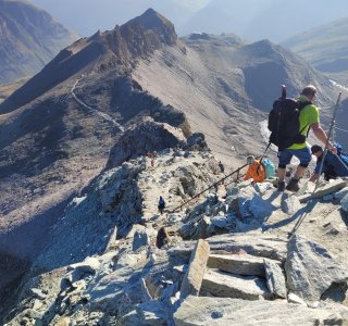 Abstieg Hörnlihütte | © Karl Schmiddem, OASE alpin GmbH