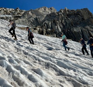 Aufstieg zum Oberaarhorn