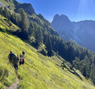 Aufstieg zum Forcella Torondon