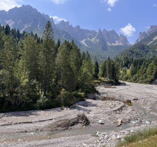 Blick zurück zum Forcella Scodavacca O Giàf