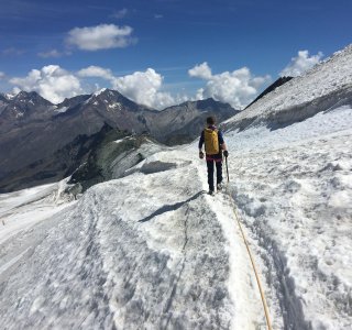 Aussichtsreicher Abstieg