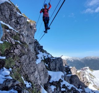 Erlenbisklettersteig für Einsteiger