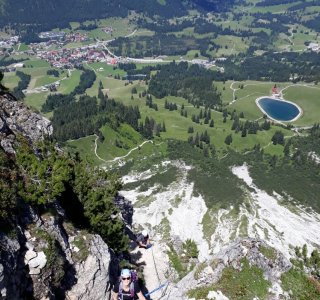Am Edelrid Klettersteig Tag 2