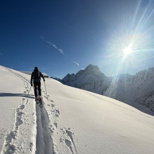 Skitourentage „Local Highlights“, Allgäu | © Korbinian Schmittlein, OASE alpin GmbH