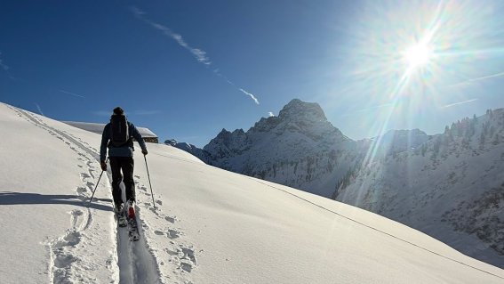Skitourentage „Local Highlights“, Allgäu | © Korbinian Schmittlein, OASE alpin GmbH