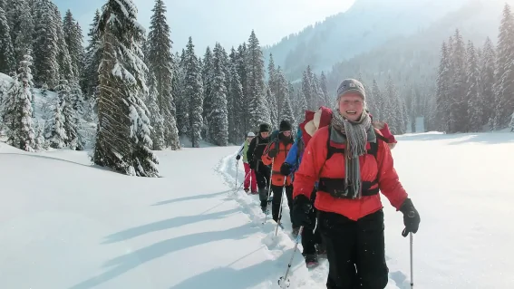 Schneeschuhtour Hochleite Oberstdorf | OASE alpin