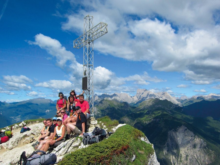 Gipfelkreuz Dolomiten