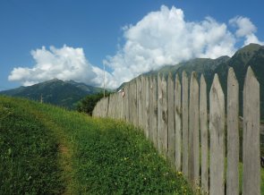 Alpenpanorama - Holzzaun