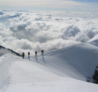 Gratüberschreitung am Piz Palü, Hochtourenwoche Bernina